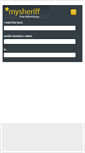 Mobile Screenshot of dev.mysheriff.co.uk