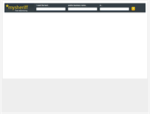 Tablet Screenshot of dev.mysheriff.co.uk